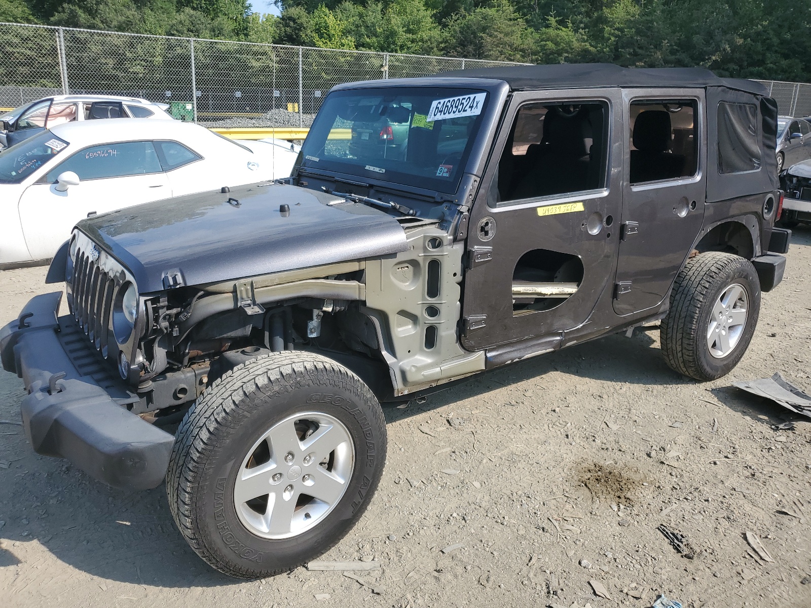 1C4BJWDG6EL177822 2014 Jeep Wrangler Unlimited Sport