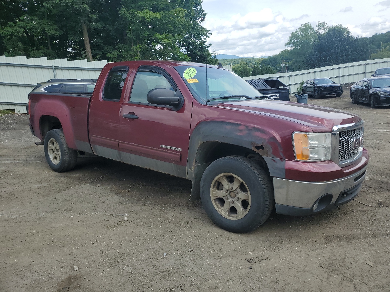 2013 GMC Sierra K1500 Sle vin: 1GTR2VE76DZ162141