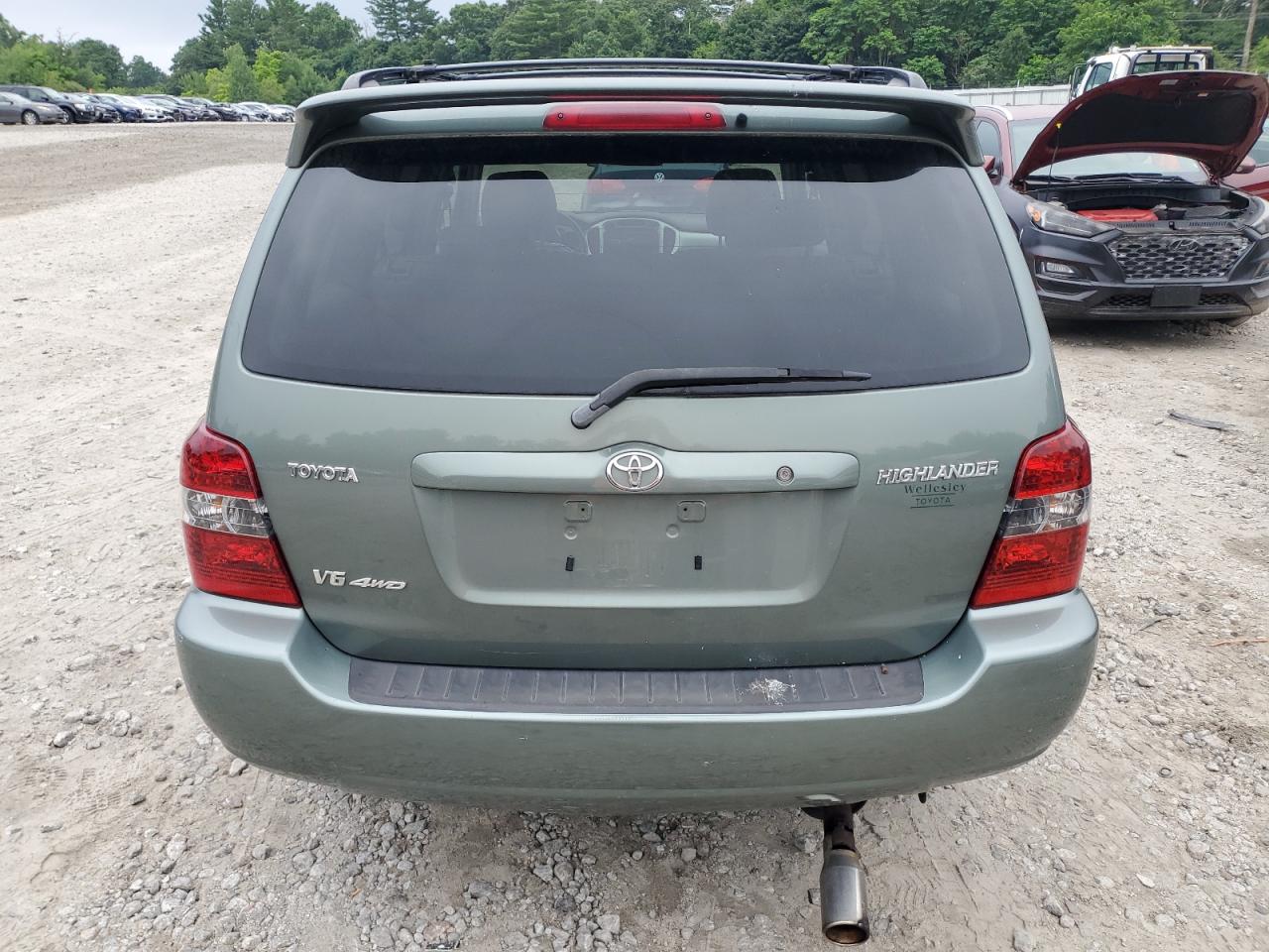 2006 Toyota Highlander Limited VIN: JTEEP21AX60185540 Lot: 63554444