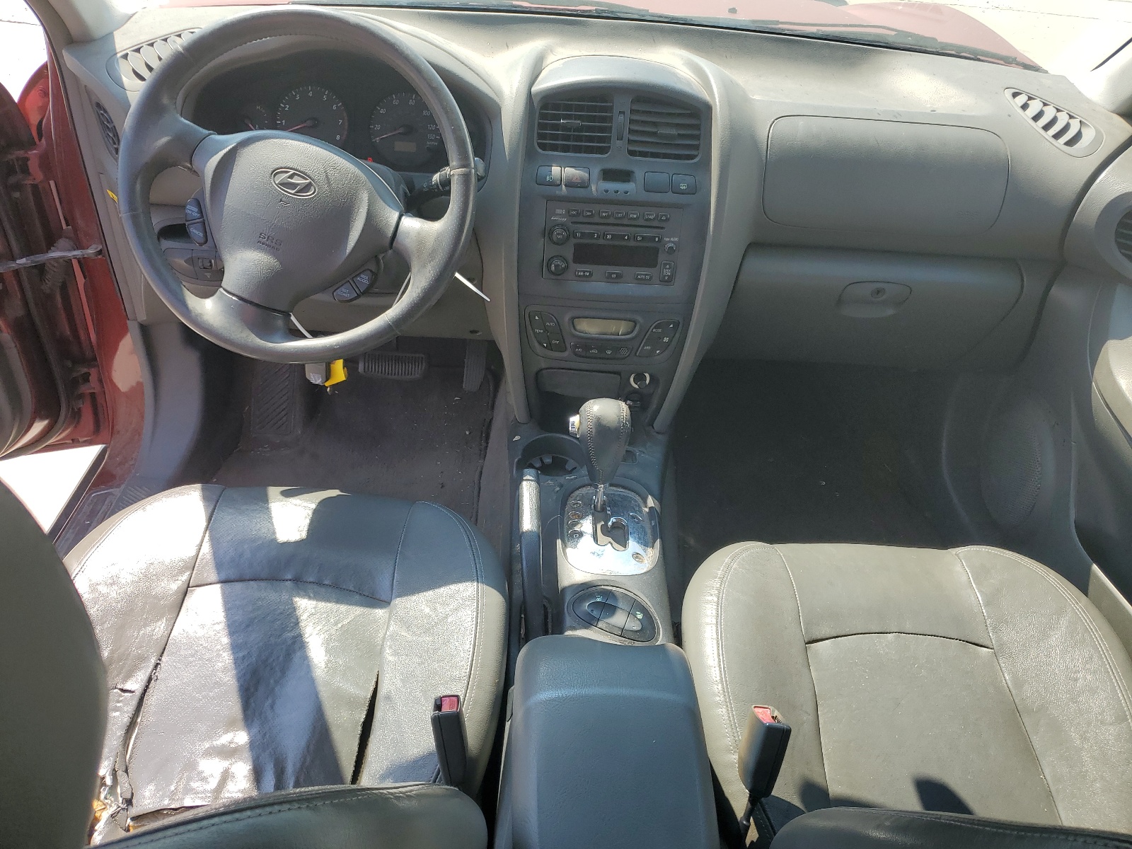 KM8SC73E04U798140 2004 Hyundai Santa Fe Gls