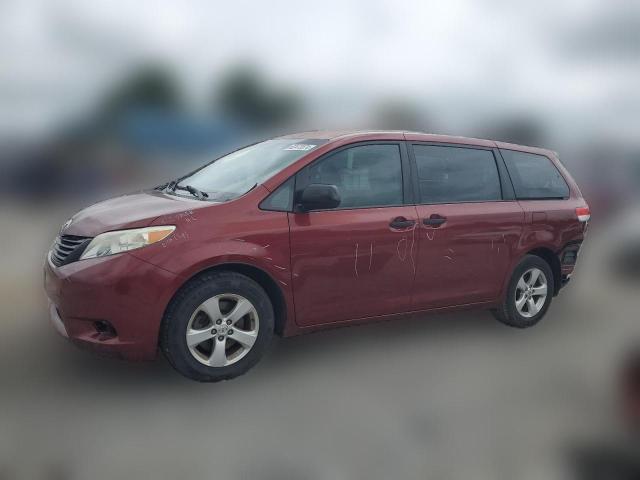 Мінівени TOYOTA SIENNA 2012 Червоний