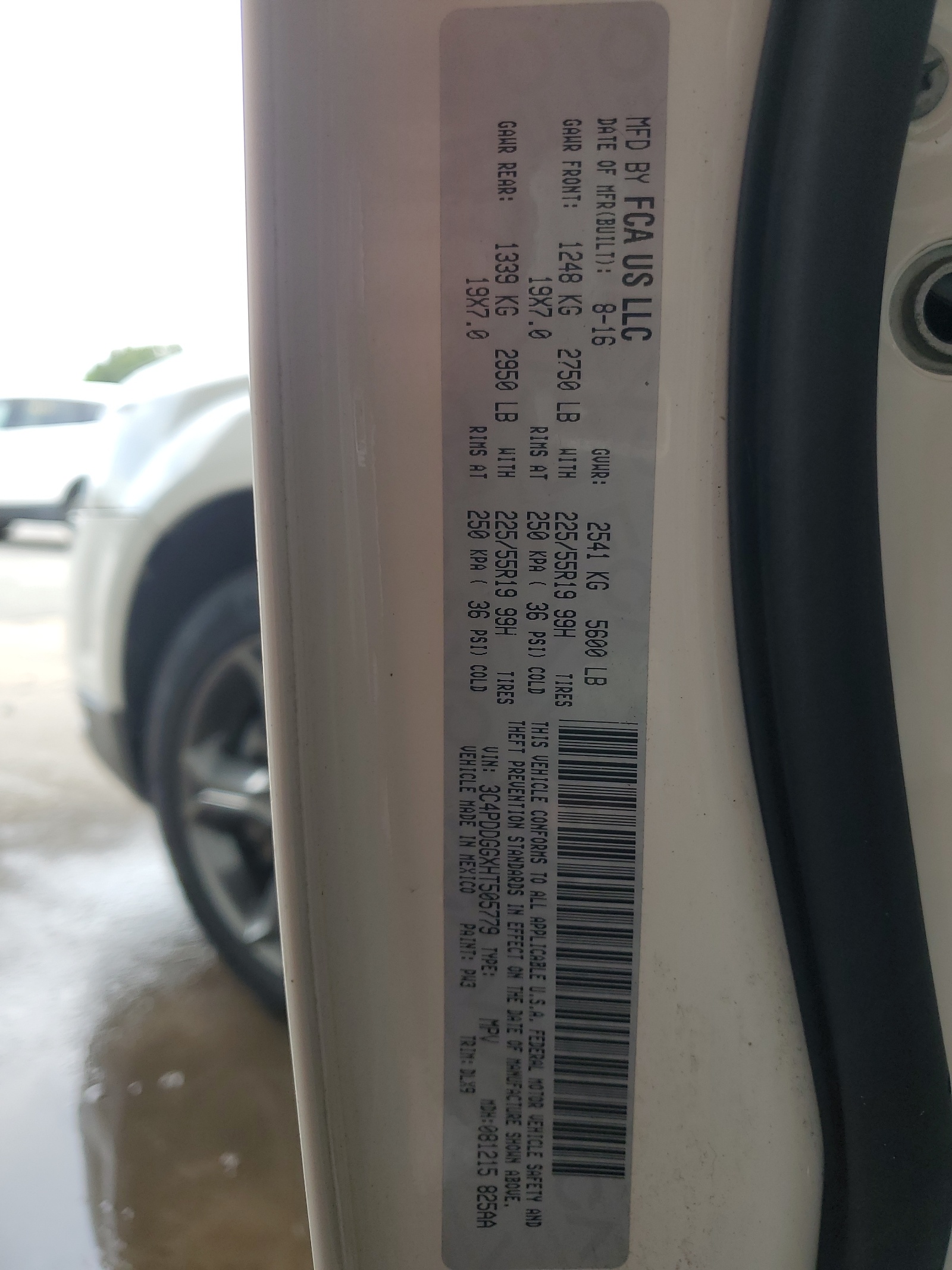 3C4PDDGGXHT505779 2017 Dodge Journey Crossroad