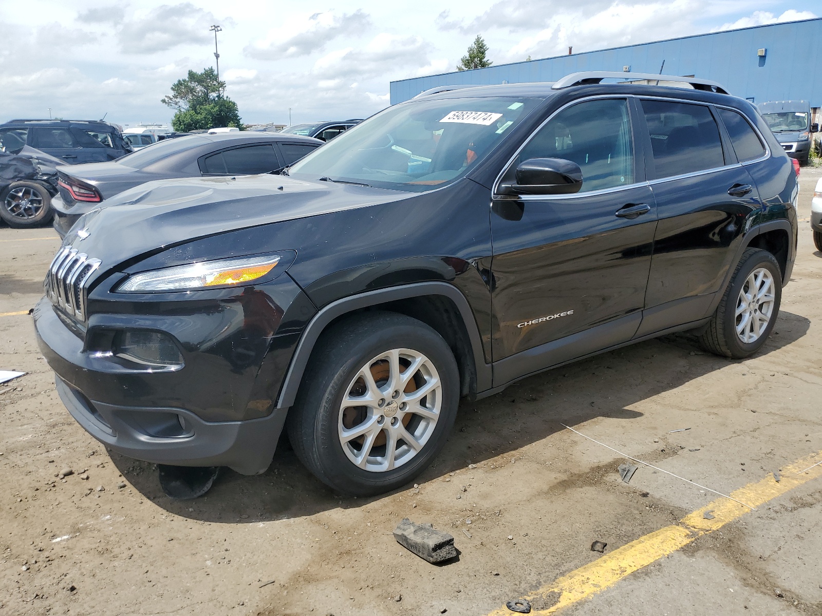 1C4PJLCS2HW549167 2017 Jeep Cherokee Latitude