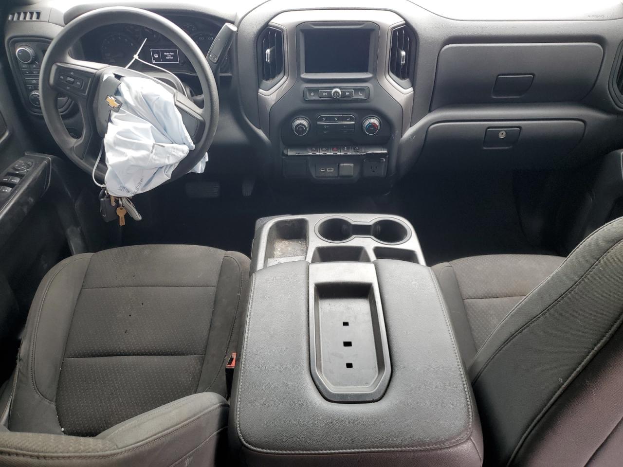 2021 Chevrolet Silverado K1500 Custom VIN: 3GCPYBEK2MG416517 Lot: 62487584