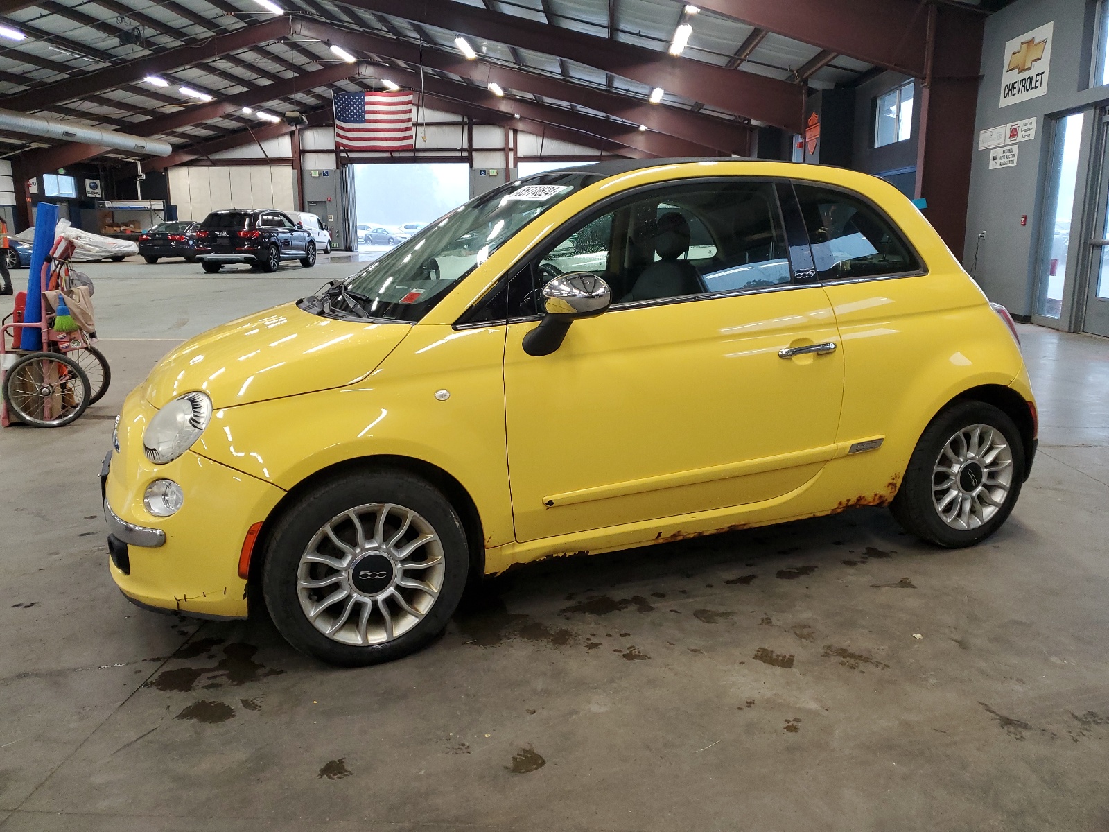 2012 Fiat 500 Lounge vin: 3C3CFFER2CT128256