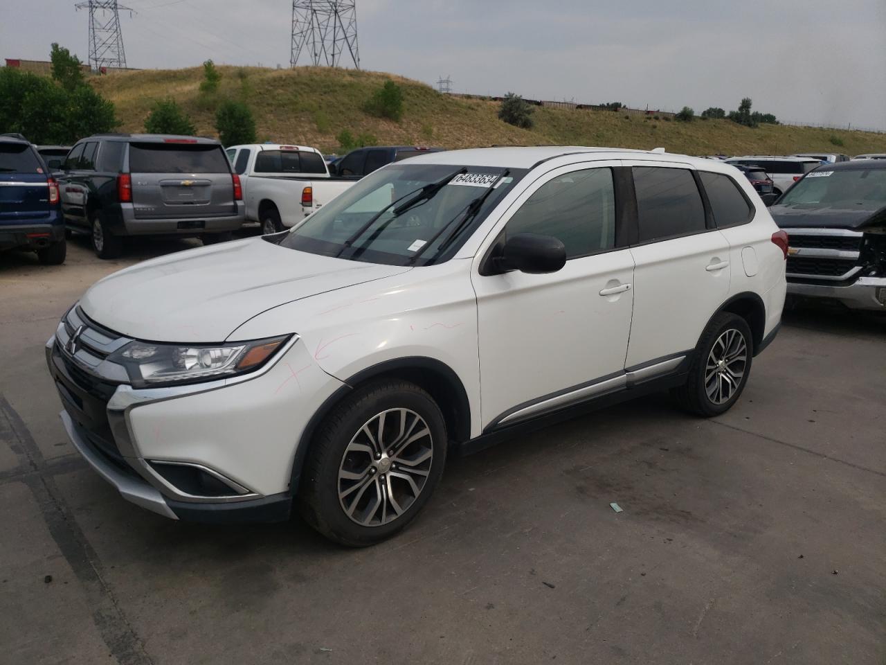 2017 Mitsubishi Outlander Es VIN: JA4AZ2A31HZ063477 Lot: 64833634