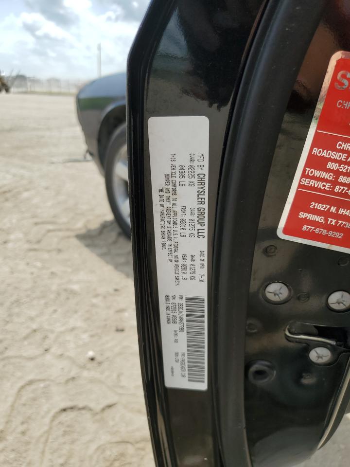 2010 Dodge Challenger Se VIN: 2B3CJ4DV0AH277981 Lot: 63595144