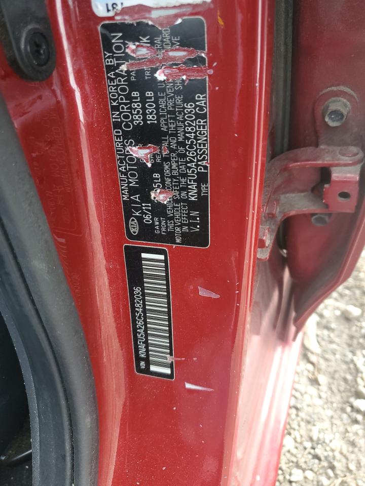 2012 Kia Forte Ex VIN: KNAFU5A26C5482036 Lot: 62595644