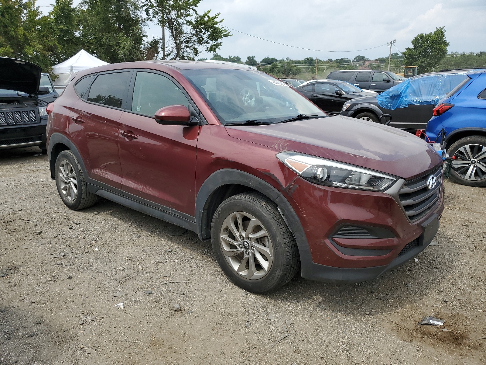 2016 Hyundai Tucson Se vin: KM8J23A47GU158075