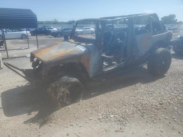 2012 Jeep Wrangler Unlimited Sport за продажба в Kansas City, KS - Burn