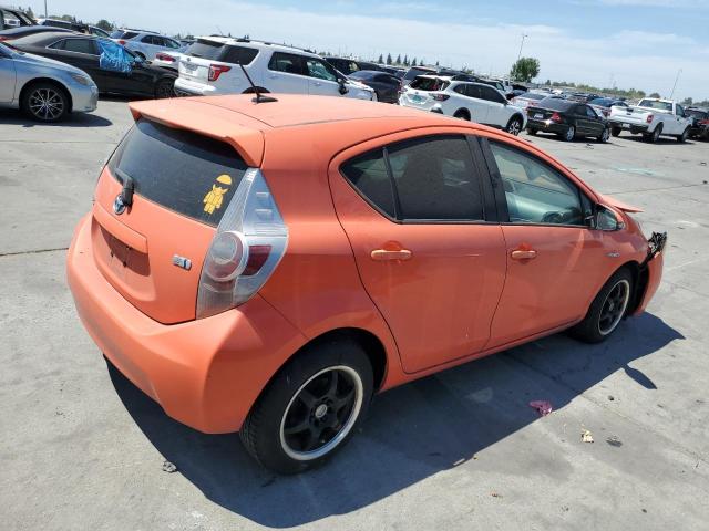  TOYOTA PRIUS 2012 Оранжевий