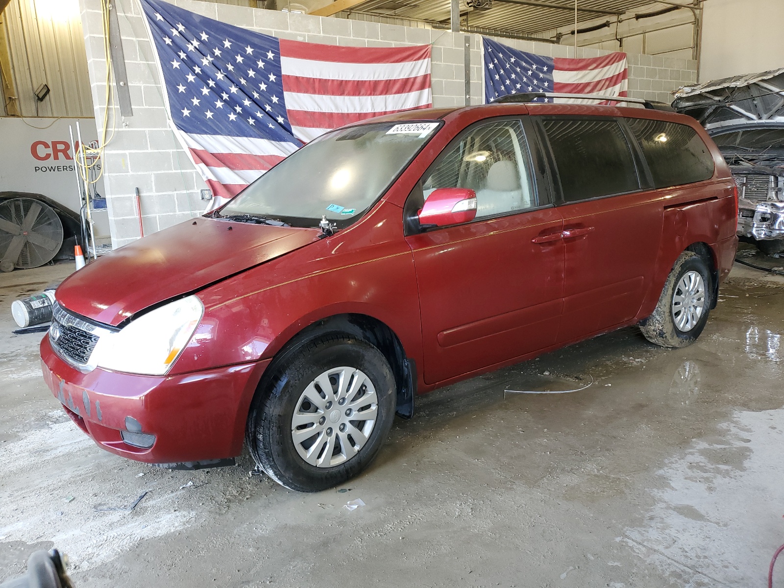 2012 Kia Sedona Lx vin: KNDMG4C73C6472742