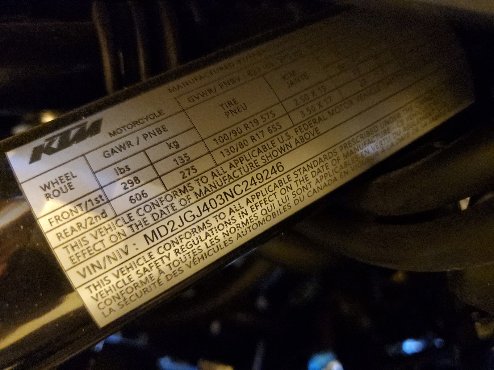 MD2JGJ403NC249246 2022 Ktm 390 Adventure