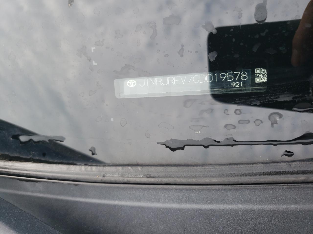 2016 Toyota Rav4 Hv Xle VIN: JTMRJREV7GD019578 Lot: 64717704