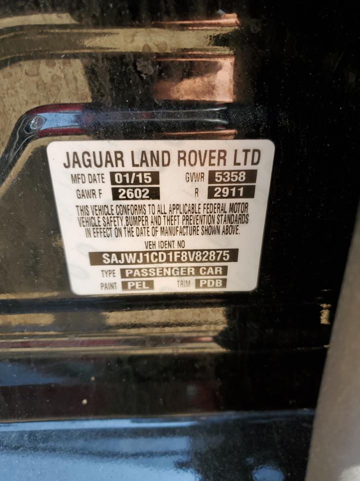 2015 Jaguar Xj VIN: SAJWJ1CD1F8V82875 Lot: 63503064