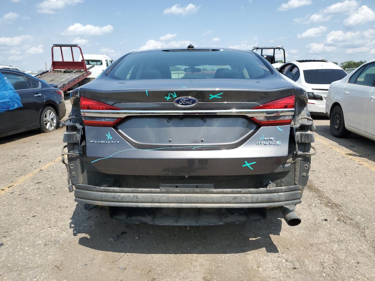 2017 Ford Fusion Se Hybrid VIN: 3FA6P0LU5HR336863 Lot: 64215524