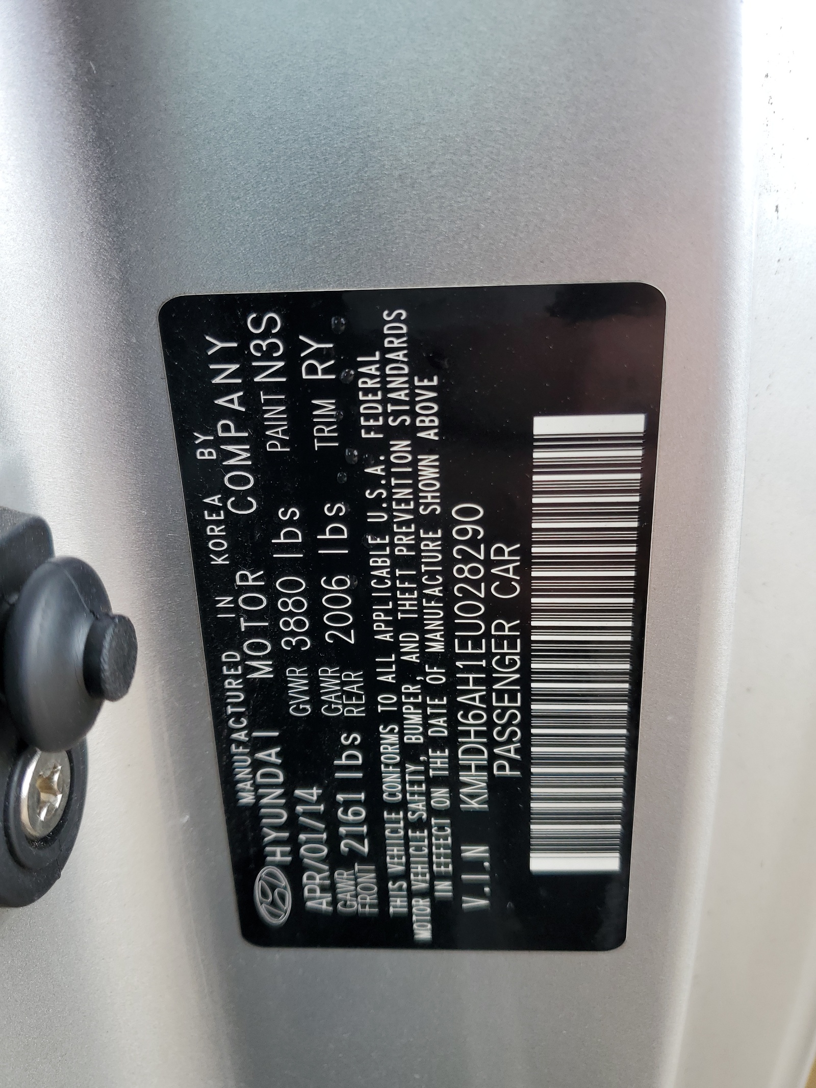 KMHDH6AH1EU028290 2014 Hyundai Elantra Coupe Gs