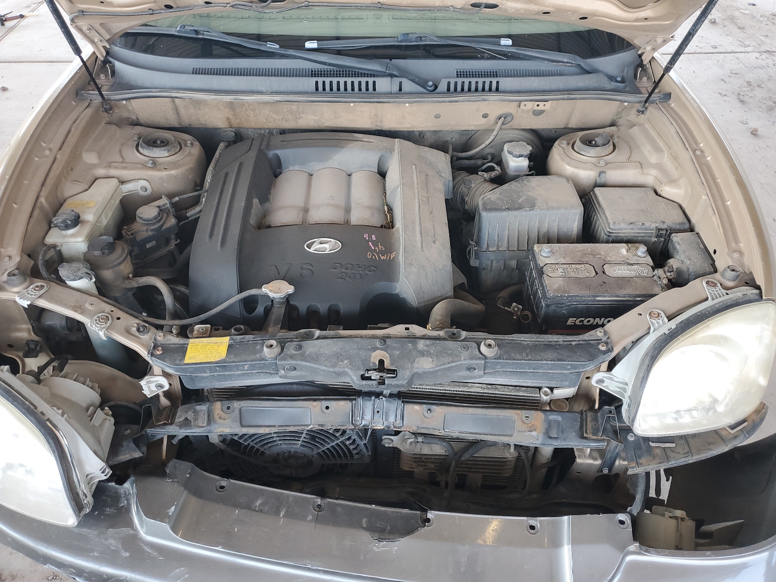 KM8SC73D22U231464 2002 Hyundai Santa Fe Gls