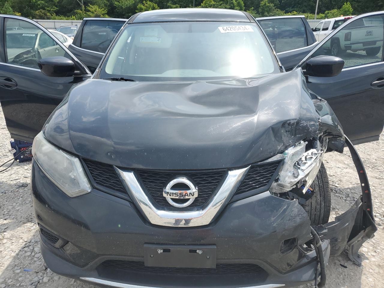 2016 Nissan Rogue S VIN: 5N1AT2MV9GC921991 Lot: 64205434