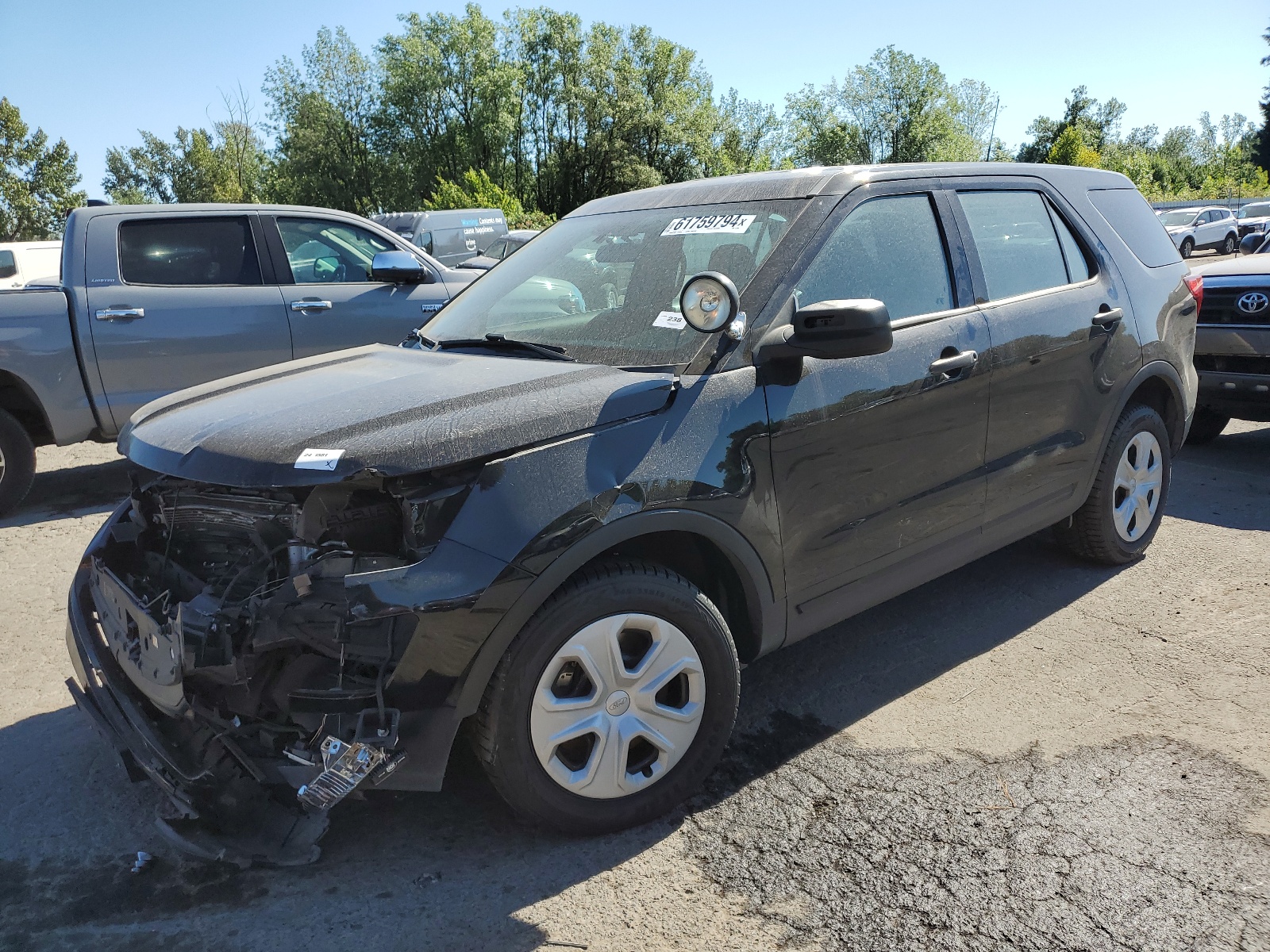 2017 Ford Explorer Police Interceptor vin: 1FM5K8AR3HGC63402