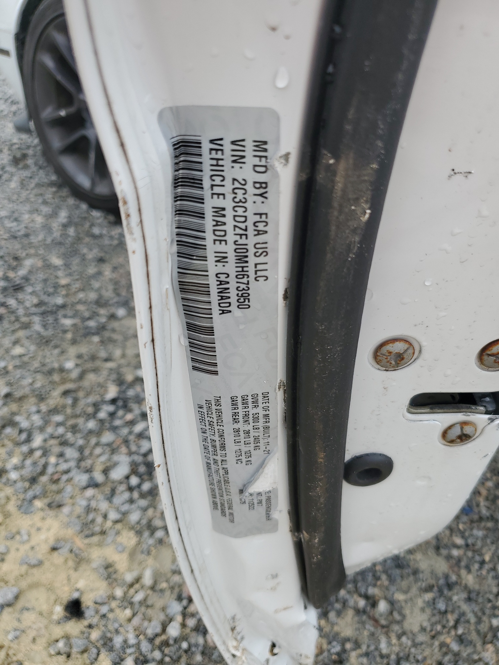 2C3CDZFJ0MH673950 2021 Dodge Challenger R/T Scat Pack