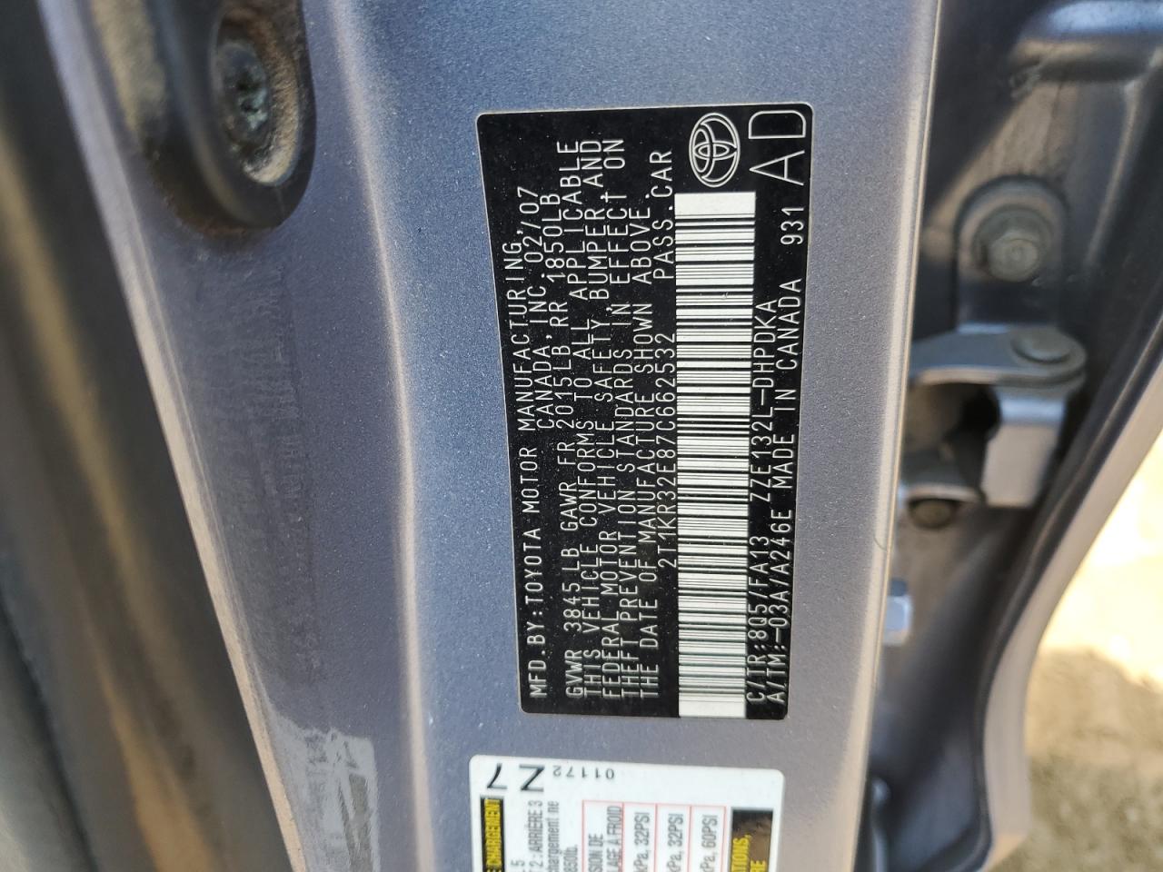 2007 Toyota Corolla - Image 12