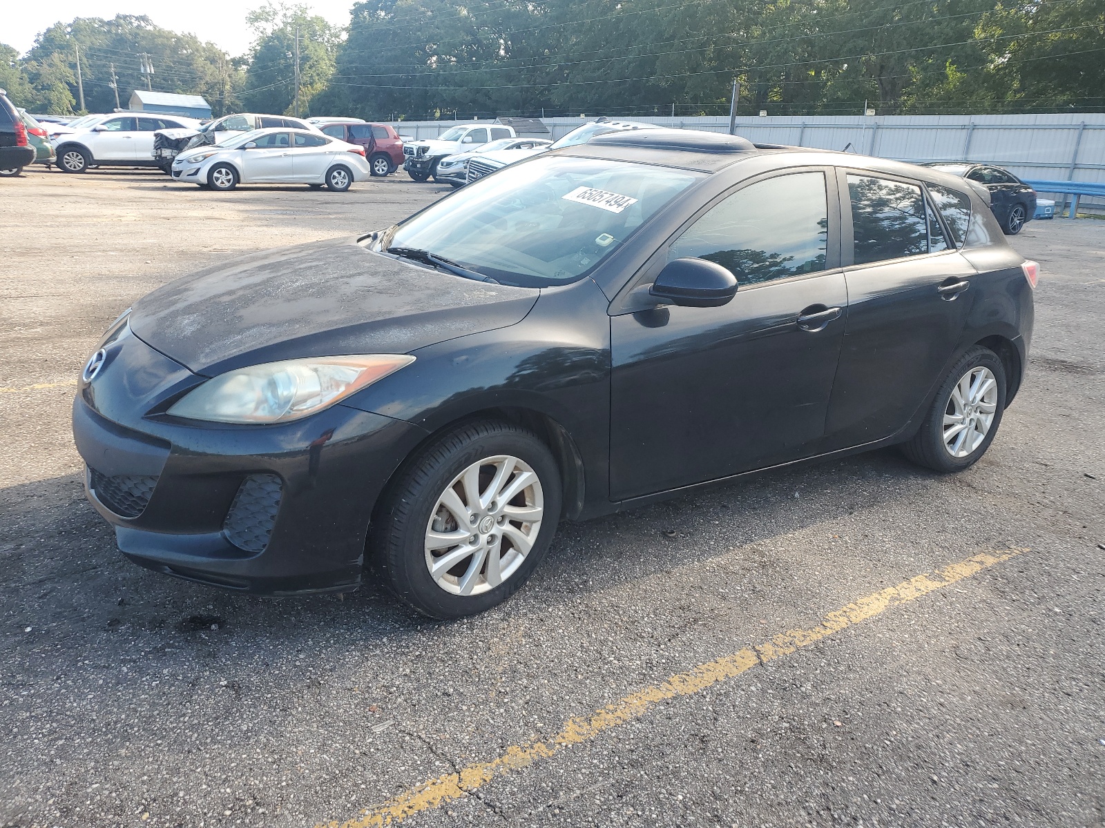 2012 Mazda 3 I vin: JM1BL1L75C1608366