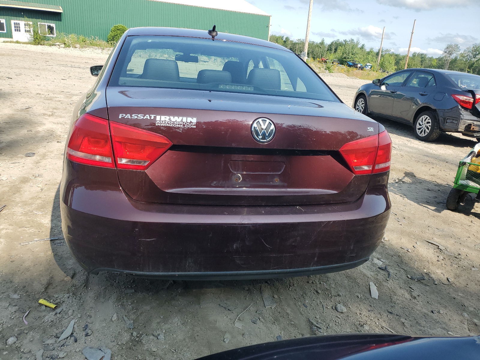 2013 Volkswagen Passat Se vin: 1VWBP7A38DC045467