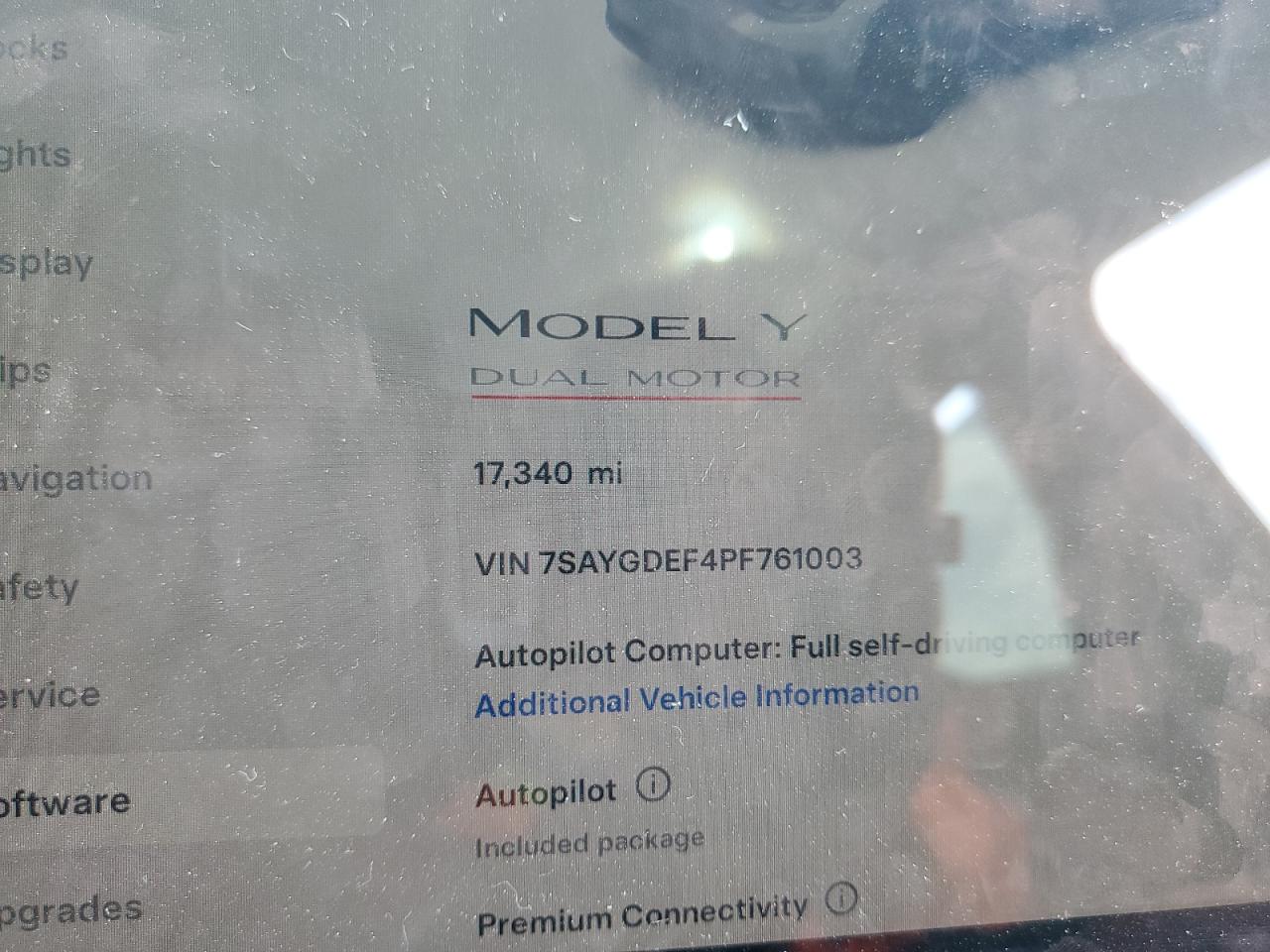 7SAYGDEF4PF761003 Tesla Model Y  9