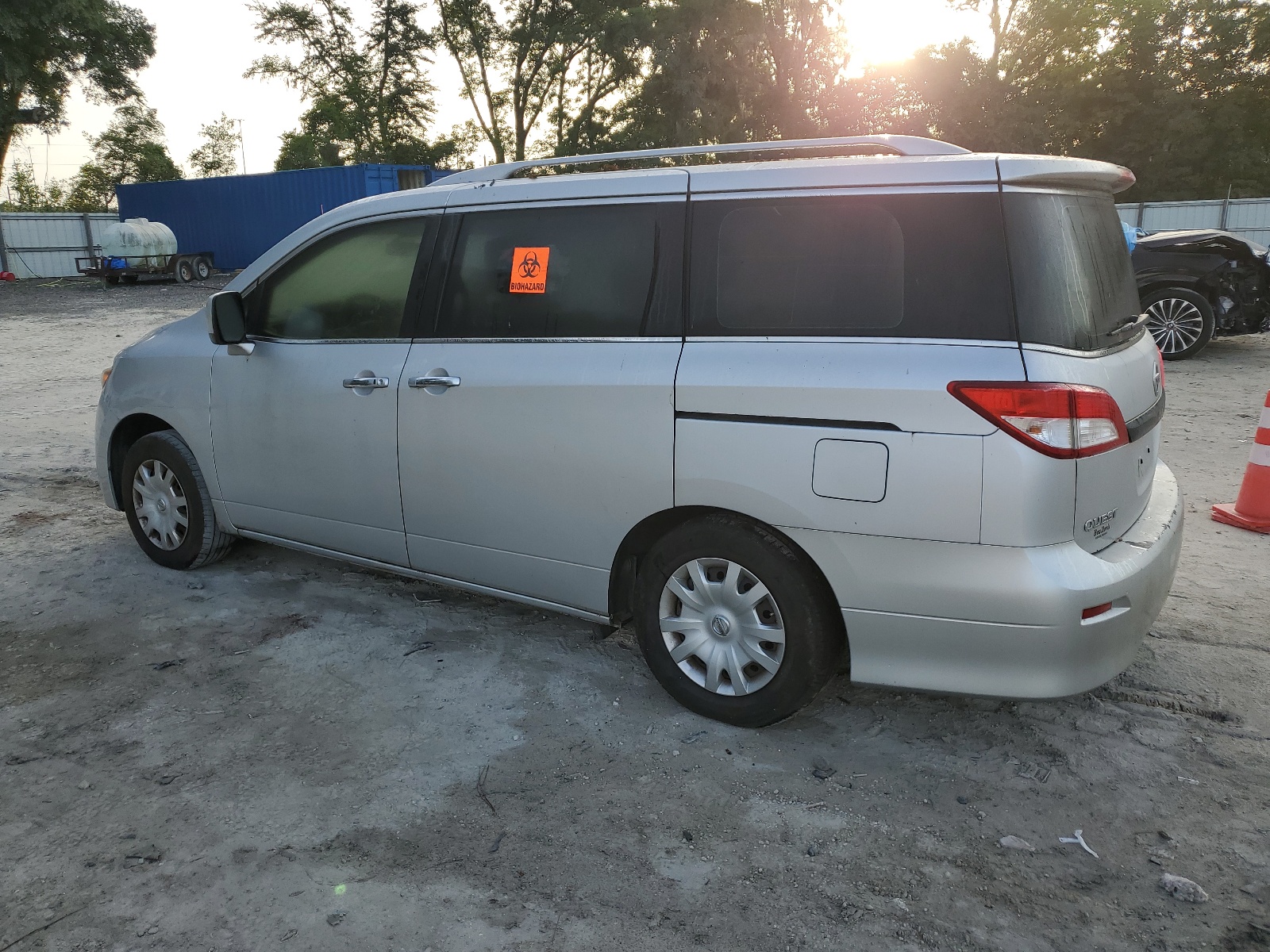 2014 Nissan Quest S vin: JN8AE2KP7E9102706