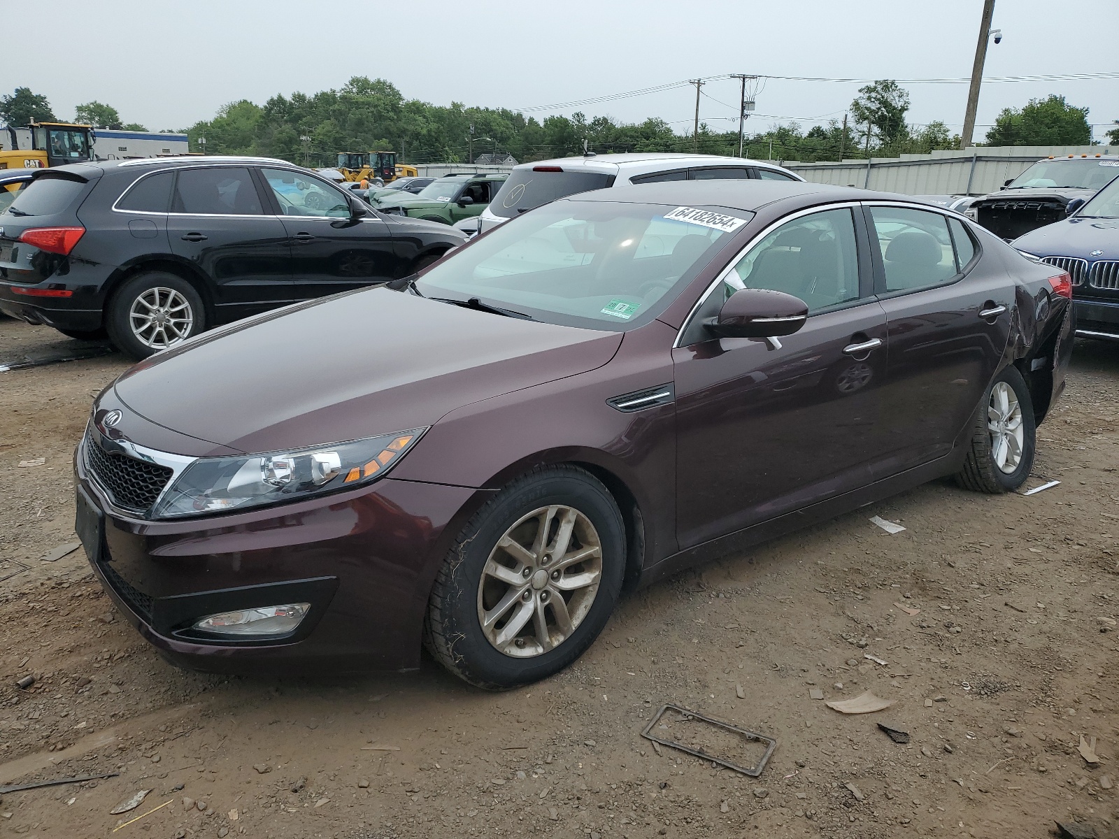 2013 Kia Optima Lx vin: 5XXGM4A70DG091264