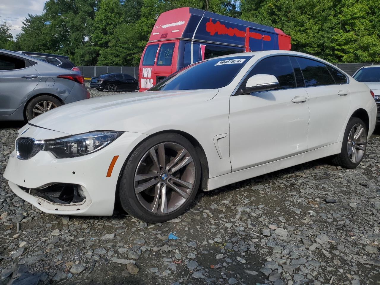 2018 BMW 430Xi Gran Coupe VIN: WBA4J3C55JBG91779 Lot: 59463924