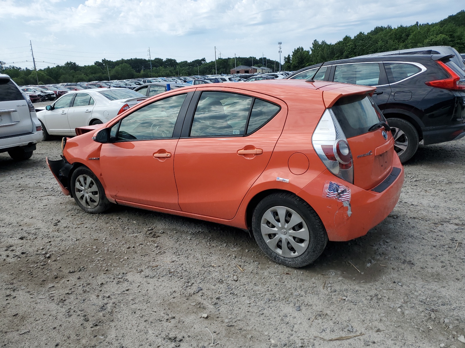 2012 Toyota Prius C vin: JTDKDTB36C1012657