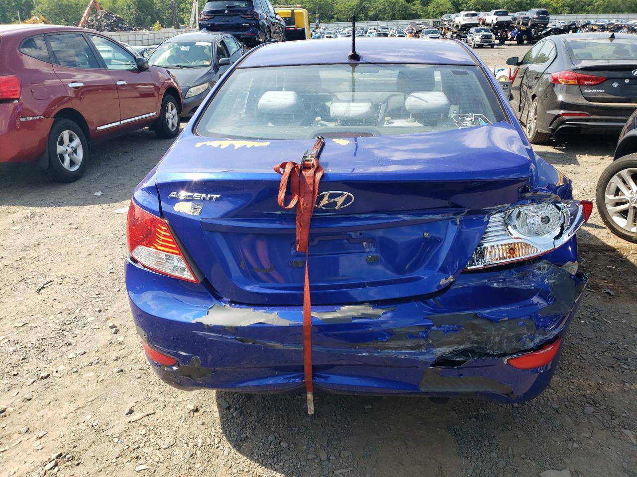 2014 Hyundai Accent Gls VIN: KMHCT4AE2EU703486 Lot: 61815254