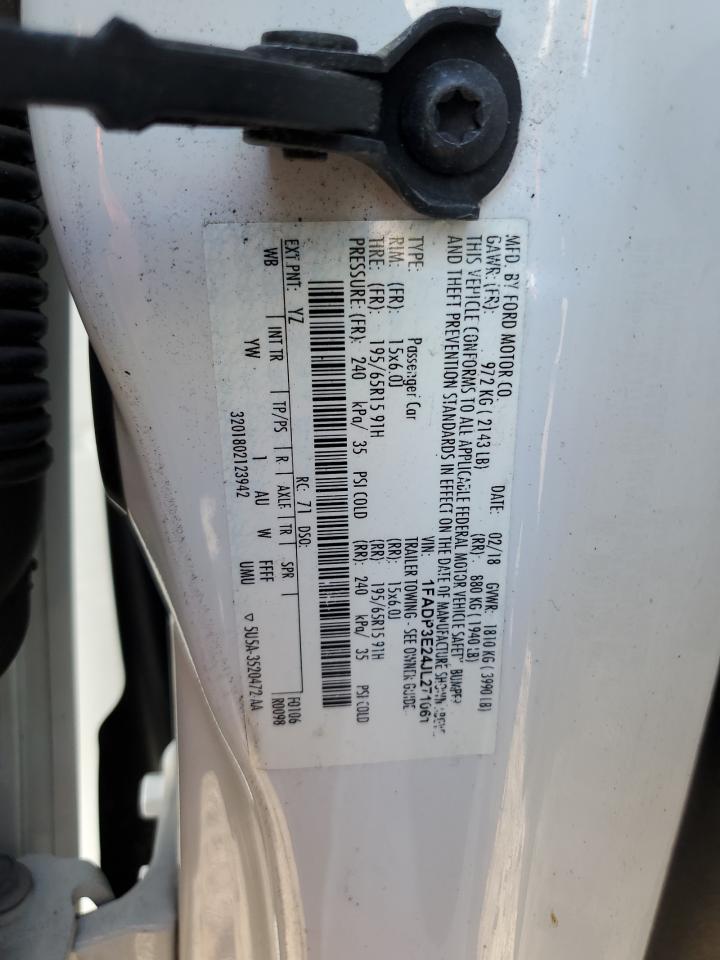 1FADP3E24JL271061 2018 FORD FOCUS - Image 12