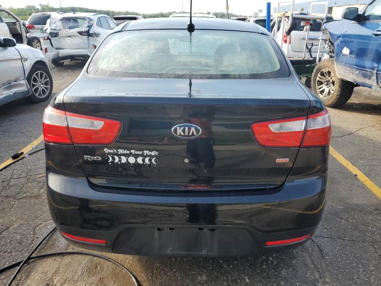 2013 Kia Rio Lx VIN: KNADM4A34D6179875 Lot: 61215184