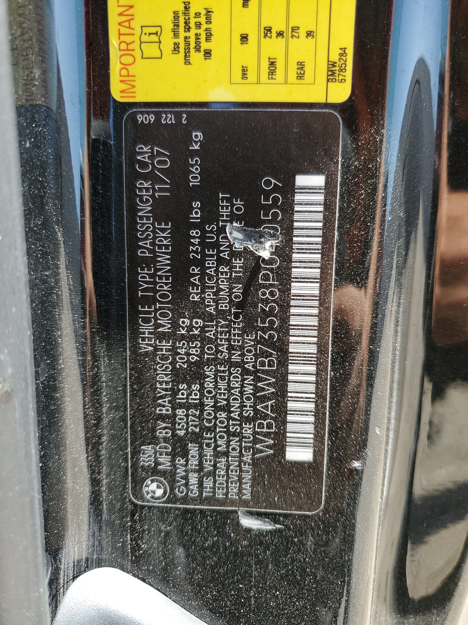 WBAWB73538P040559 2008 BMW 335 I