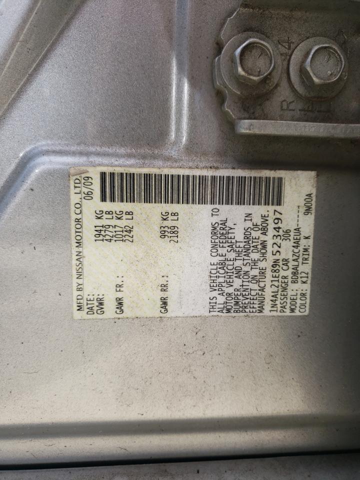 1N4AL21E89N523497 2009 Nissan Altima 2.5