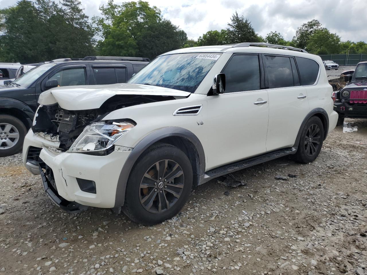 2017 Nissan Armada Platinum VIN: JN8AY2NF7H9302189 Lot: 63854434