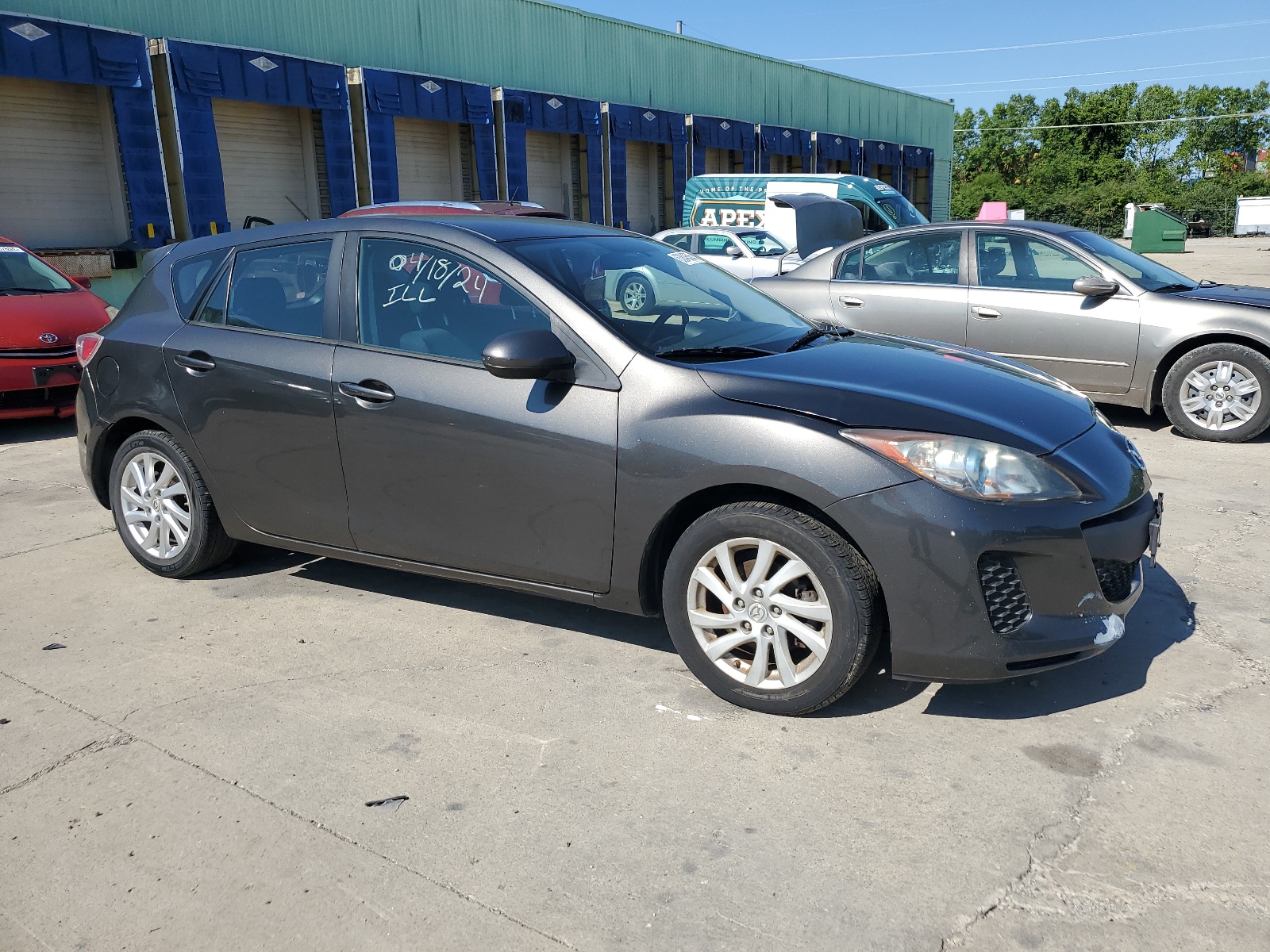 2012 Mazda 3 I vin: JM1BL1L86C1642891