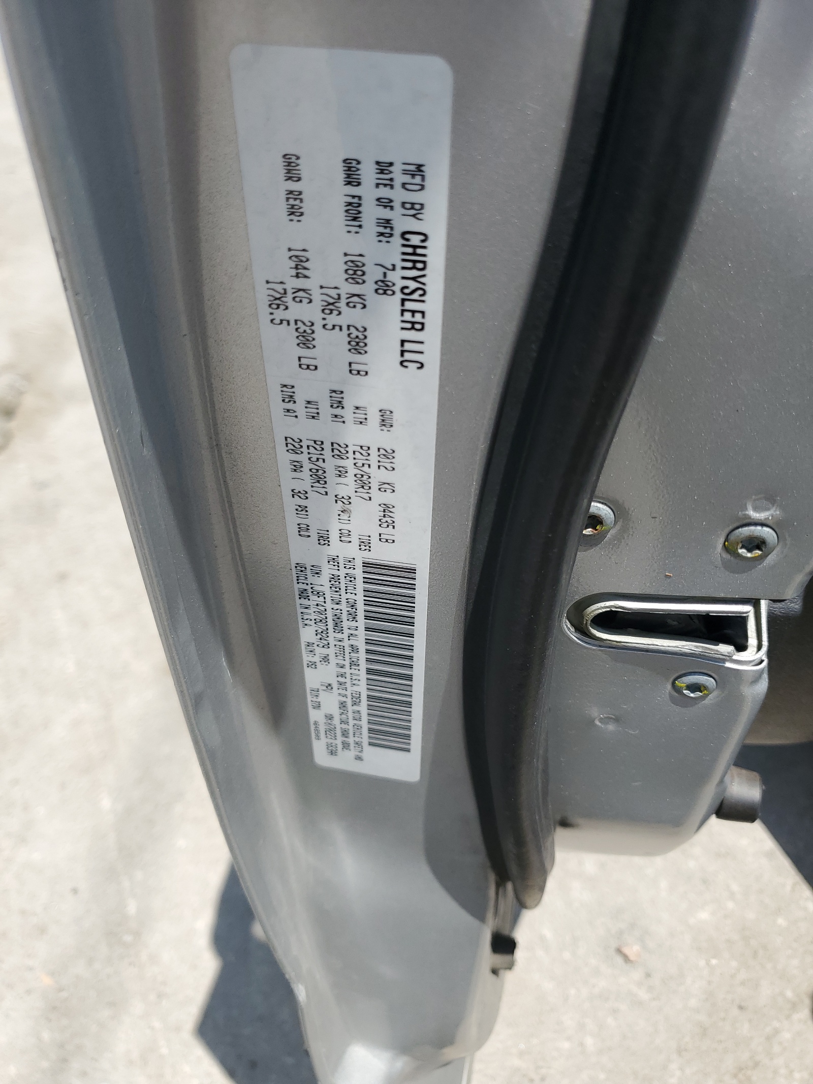 1J8FT47078D792479 2008 Jeep Compass Sport