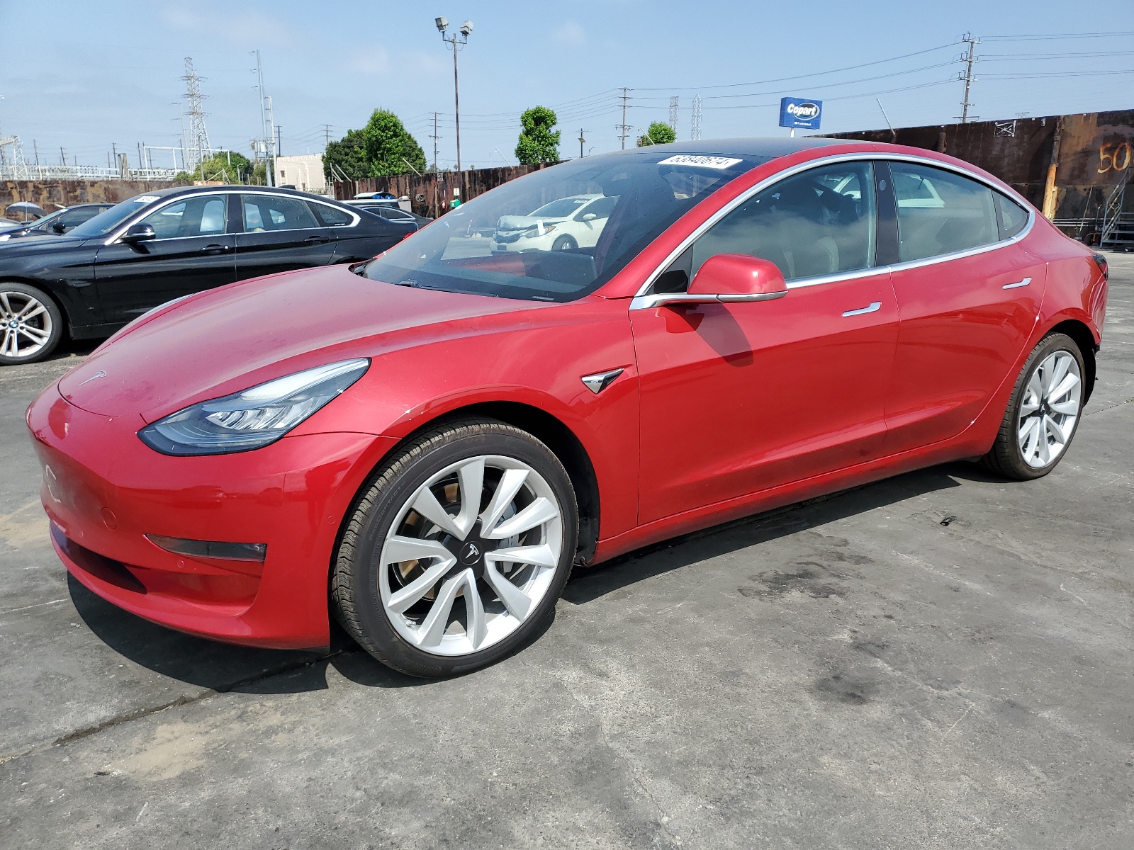 2019 Tesla Model 3 vin: 5YJ3E1EA0KF301023