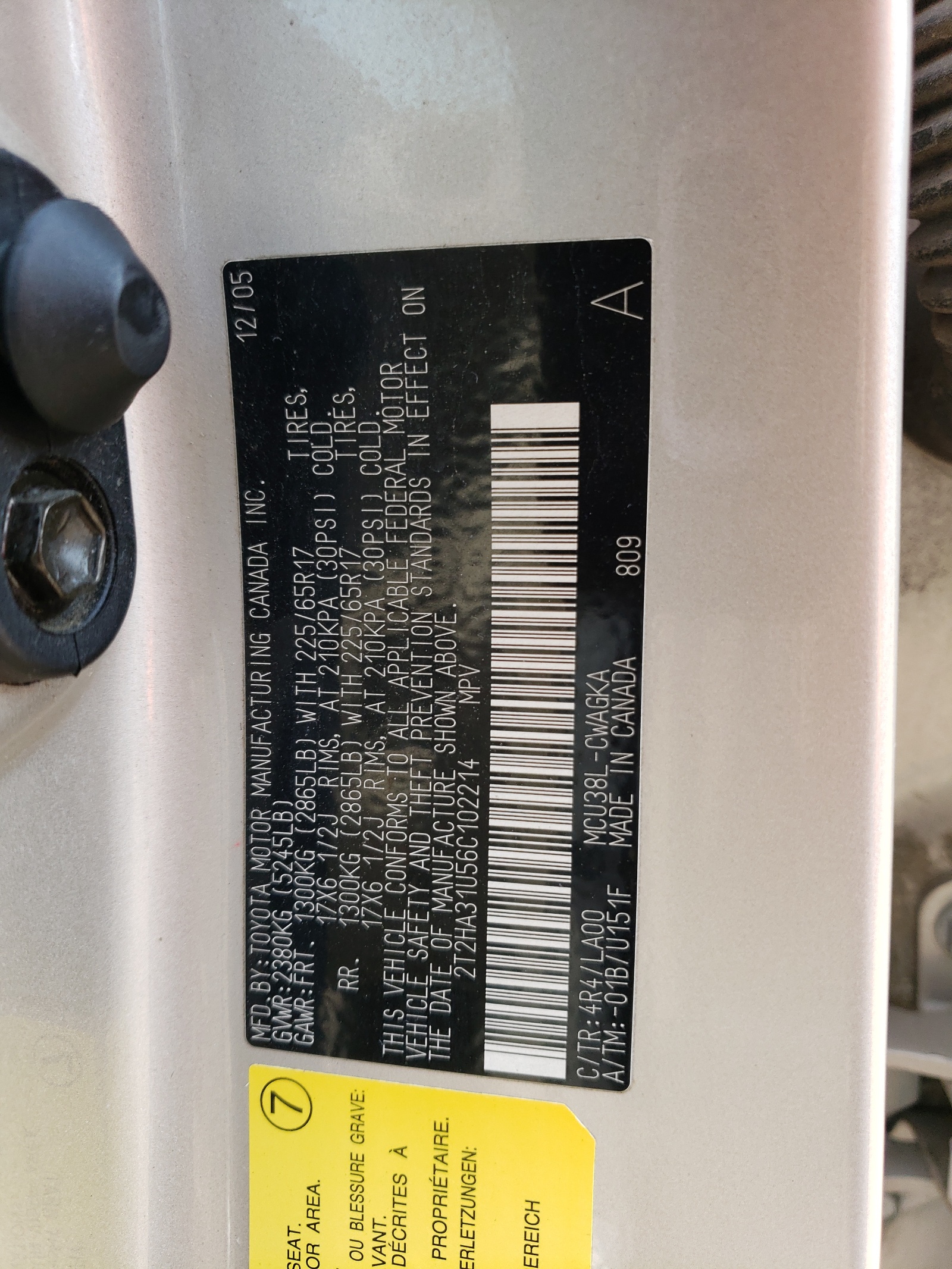 2T2HA31U56C102214 2006 Lexus Rx 330