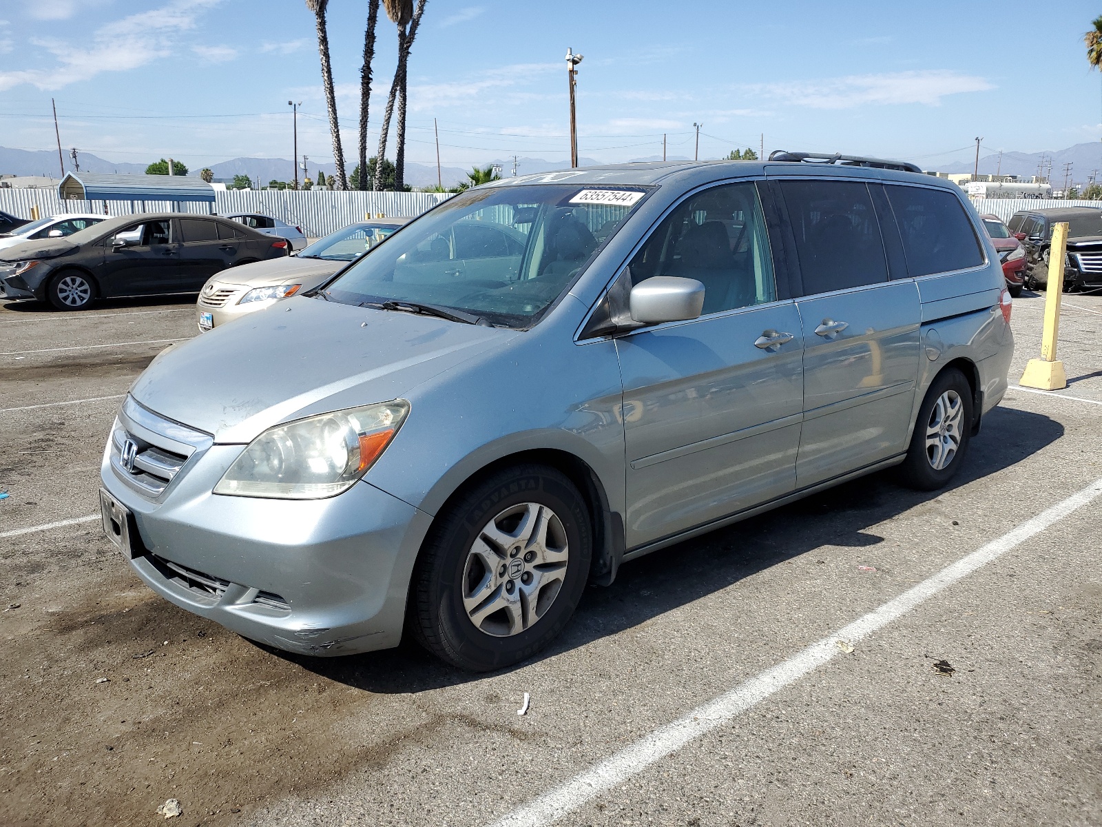 5FNRL387X6B126927 2006 Honda Odyssey Exl