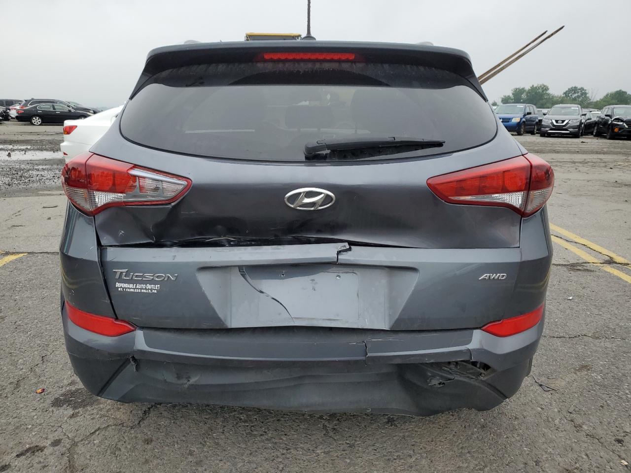 2017 Hyundai Tucson Limited VIN: KM8J3CA45HU288791 Lot: 61845144