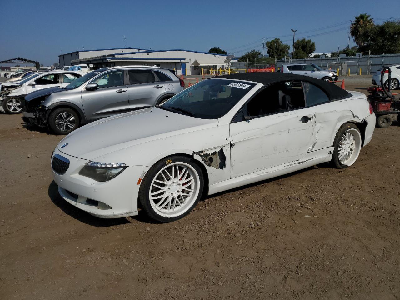 2008 BMW 650 I VIN: WBAEB535X8CX63042 Lot: 65021944
