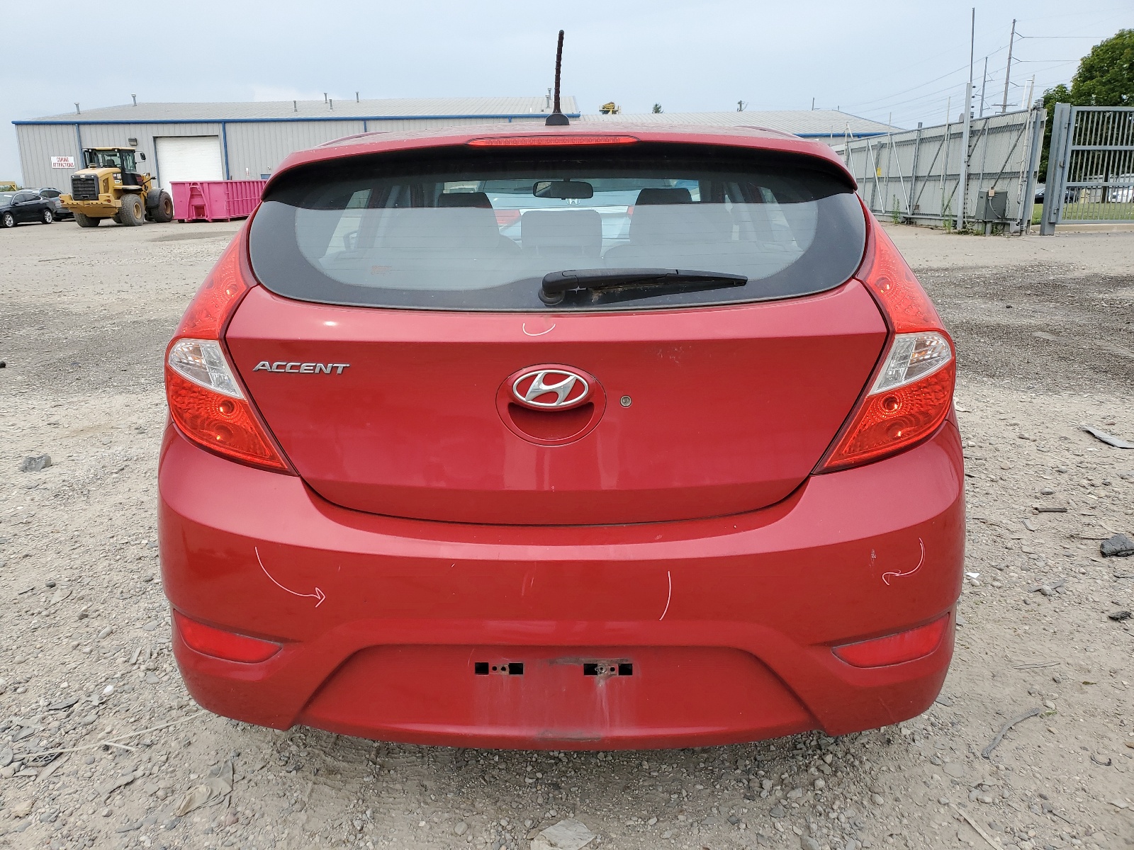 KMHCU5AE5EU147869 2014 Hyundai Accent Gls