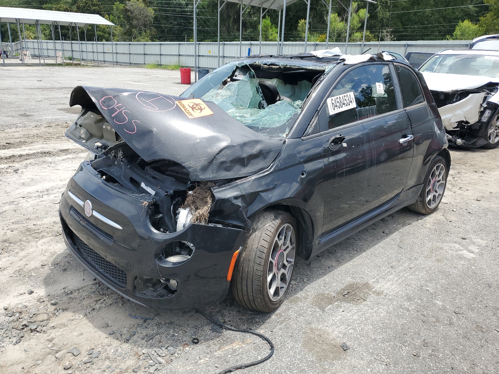 2013 Fiat 500 Sport vin: 3C3CFFBR1DT593570