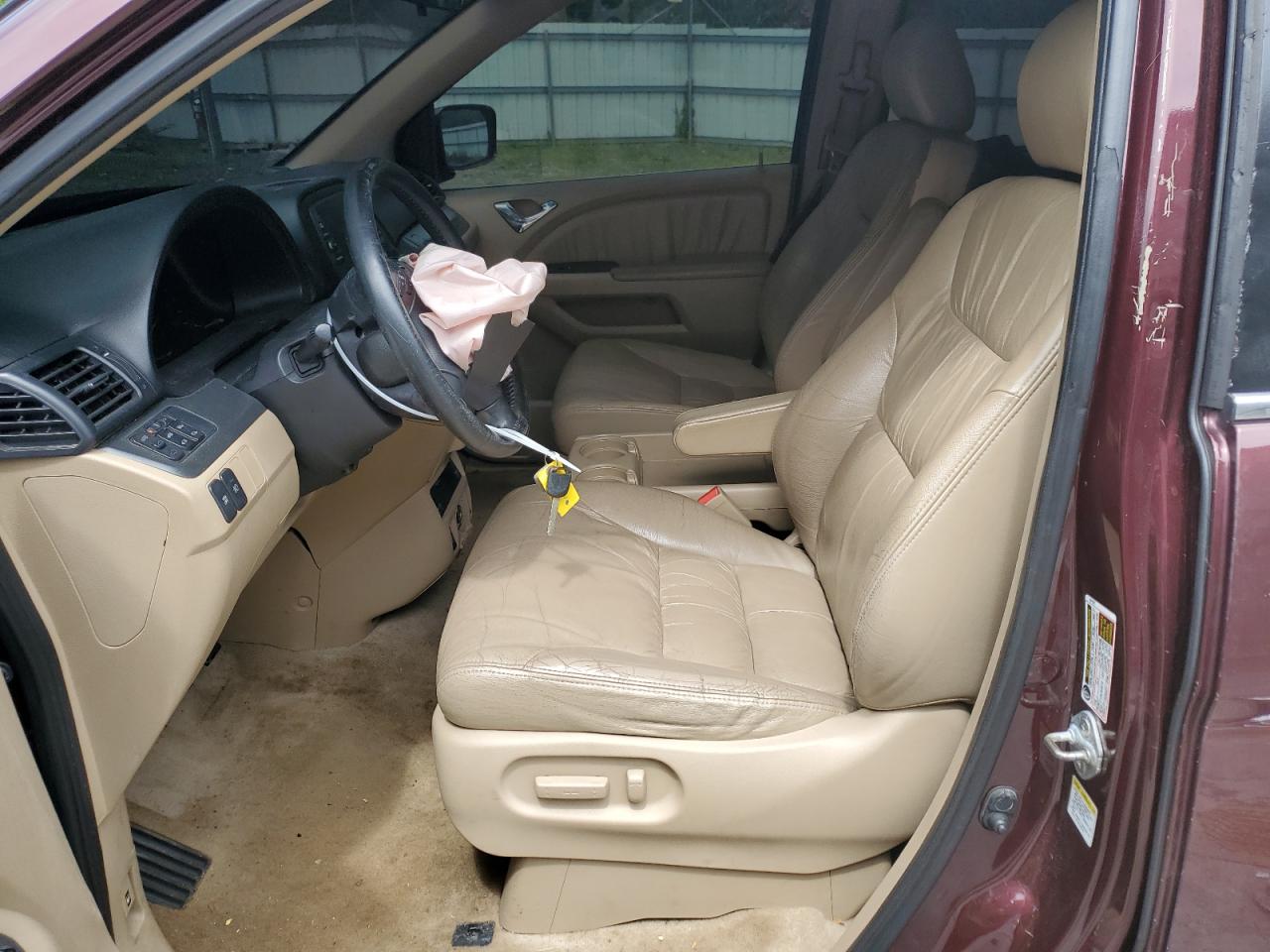 2007 Honda Odyssey Exl VIN: 5FNRL38757B090629 Lot: 62525854