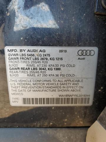 WA1BNAFYXL2018344 Audi Q5 PREMIUM 12